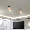 Fali Lámpa Spotlámpa Sconce GU10 Mozgatható Fekete Barna Fás Masterled
