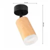 Fali Lámpa Spotlámpa Sconce GU10 Mozgatható Fekete Barna Fás Masterled