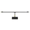 LED fali lámpa tükör fölé 12W 1440lm 4000K 160° fekete-arany 56cm Lappa Masterled