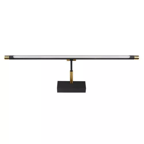 LED fali lámpa tükör fölé 12W 1440lm 4000K 160° fekete-arany 56cm Lappa Masterled
