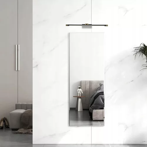 LED fali lámpa tükör fölé 12W 1440lm 4000K 160° fekete-arany 56cm Lappa Masterled
