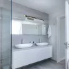 LED fali lámpa tükör fölé 12W 1440lm 4000K 160° fekete-arany 56cm Lappa Masterled