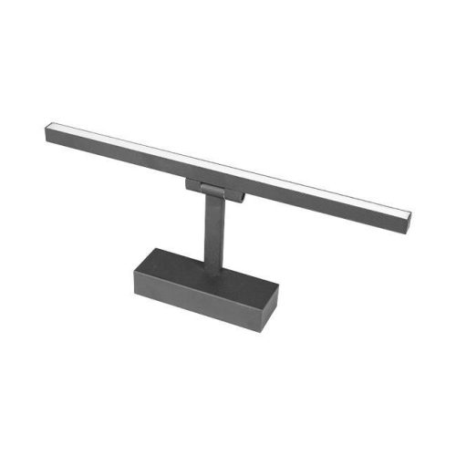 LED fali lámpa tükör fölé 9W 450lm 4000K 116° fekete 40cm Lappa Masterled