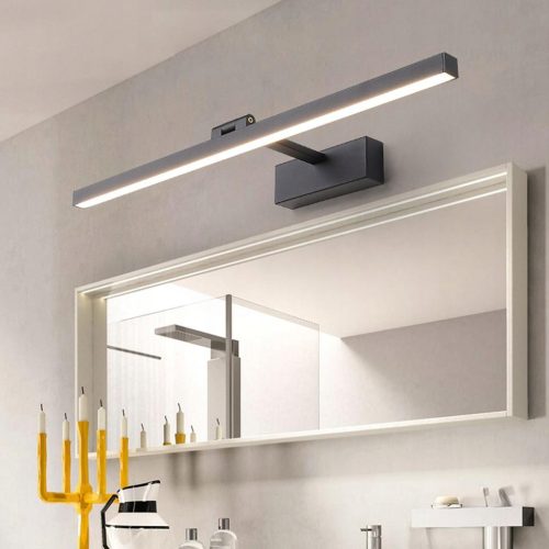 LED fali lámpa tükör fölé 9W 450lm 4000K 116° fekete 40cm Lappa Masterled