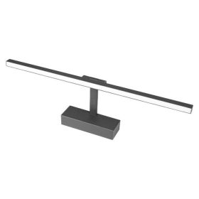   LED fali lámpa tükör fölé 12W 600lm 4000K 116° fekete 50cm Lappa Masterled