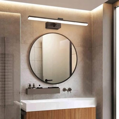 LED fali lámpa tükör fölé 14W 700lm 4000K 116° fekete 60cm Lappa Masterled