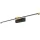 LED fali lámpa tükör fölé 12W 1440lm 4000K 140° fekete-arany 60cm Santo Masterled