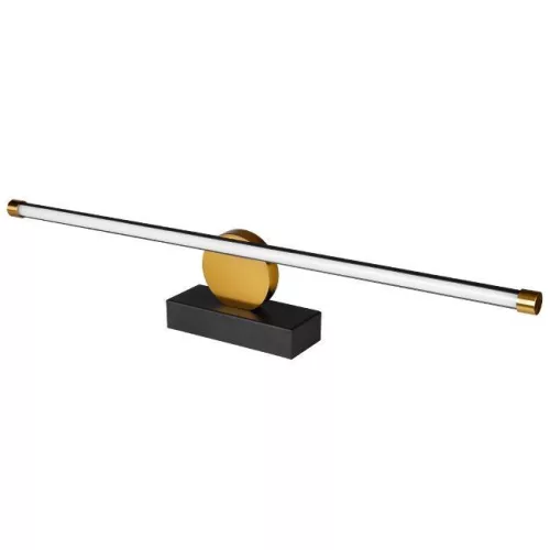 LED fali lámpa tükör fölé 12W 1440lm 4000K 140° fekete-arany 60cm Santo Masterled