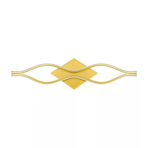 LED Fali Lámpa Dekoratív 16W 2200lm 4000K 120° Arany 58cm Bramis Masterled
