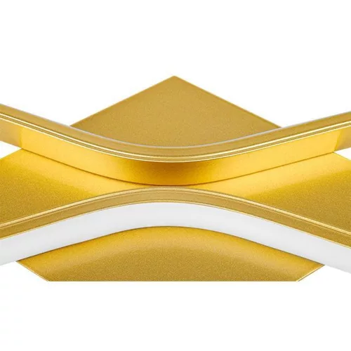 LED Fali Lámpa Dekoratív 16W 2200lm 4000K 120° Arany 58cm Bramis Masterled
