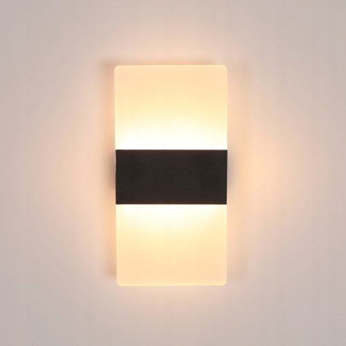 LED Fali Lámpa Tükör Felett 5W 360lm 4000K Fekete Plaxio Masterled