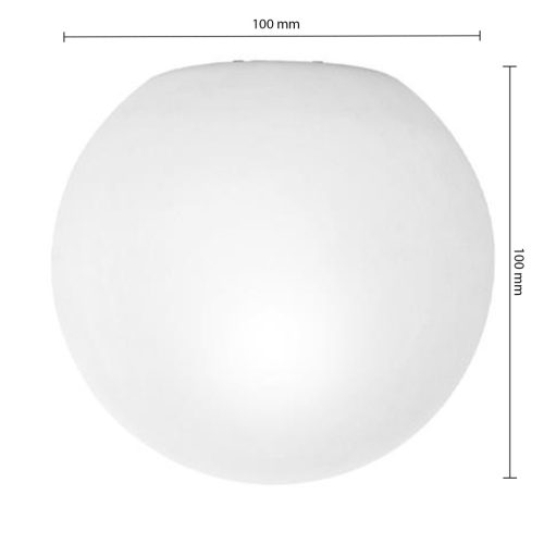 G9 üveggömb lámpaernyő Bali-10 lámpához, tejes, 10 cm, Masterled