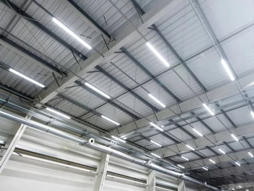 LED lámpa lineáris lámpatest 18W 1820lm 6500K Hideg 120° fehér Flat Masterled