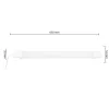 LED lineáris lámpatest 18W 1820lm 6500K Hideg 120° fehér IP65 Masterled