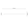 LED lineáris lámpatest 36W 3820lm 4000K semleges 120° fehér IP65 Masterled