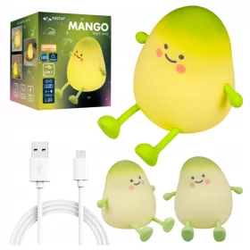   LED Éjjeli fény Asztali Lámpa Gyerekeknek 1W 15lm 3000K Meleg 360° Zöld Mangó Masterled