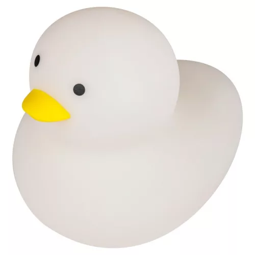 LED Éjjelifényes Asztali Lámpa Gyerekeknek 0.4W 1lm RGB 360° Fehér IP67 Masterled Kacsa