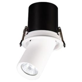   Süllyesztett halogén spotlámpa GU10 kerek, mozgatható matt fehér Holi Masterled