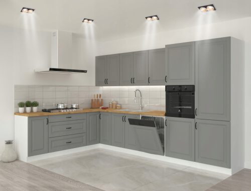 Süllyesztett halogén spotlámpa 2x GU10 Téglalap alakú fekete fehér matt arany Masterled