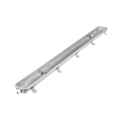 Hermetikus, pormentes lámpatest 120cm 2xT8 G13 IP65 foglalattal