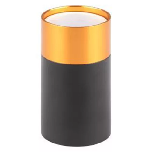 Felületre szerelhető halogéncsöves spotlámpa GU10, kerek, fekete-arany, Klemens Masterled