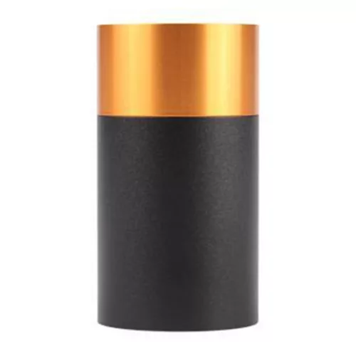 Felületre szerelhető halogéncsöves spotlámpa GU10, kerek, fekete-arany, Klemens Masterled