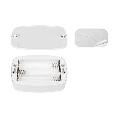 Elemmel működő LED éjszakai lámpa 0.6W 50lm 4000K Semleges 90° Mozgásérzékelővel Fehér Lima Masterled