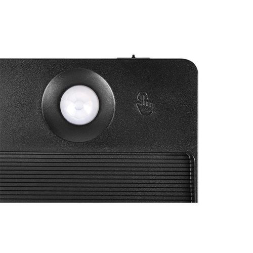 LED újratölthető lámpa 0.6W 85lm 3000/4000/6500K CCT 90° mozgásérzékelővel, szabályozható fényerővel, fekete, Poly Masterled