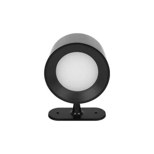 LED fali lámpa, állítható, mágneses, 1W, 180lm, 3000/4000/6500K CCT, 120°, szabályozható fényerővel, fekete, Rino Masterled