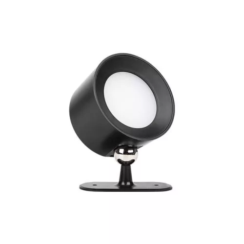 LED fali lámpa, állítható, mágneses, 1W, 180lm, 3000/4000/6500K CCT, 120°, szabályozható fényerővel, fekete, Rino Masterled