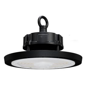   LED ipari magasbalátó lámpa 100W 15000lm 5000 Hidegfény 90°-ban szabályozható fekete IP65 Masterled