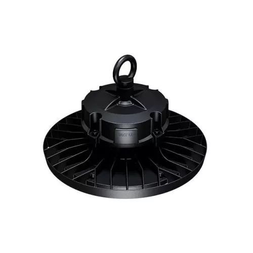 LED ipari magasbalátó lámpa 100W 15000lm 5000 Hidegfény 90°-ban szabályozható fekete IP65 Masterled