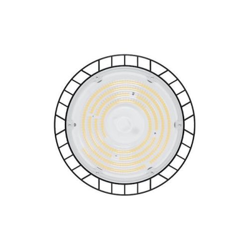 LED ipari magasbalátó lámpa 100W 15000lm 5000 Hidegfény 90°-ban szabályozható fekete IP65 Masterled