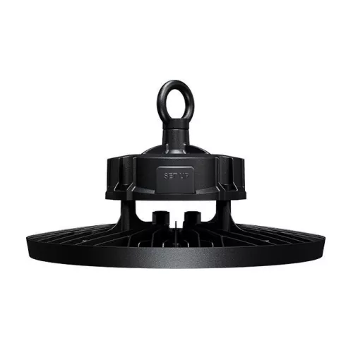 LED ipari magasbalátó lámpa 150W 22500lm 5000 Hideg 90°-os fényerőszabályozható fekete IP65 Masterled