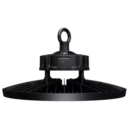 LED ipari magasbalátó lámpa 200W 30000lm 4000K Semleges 90° Szabályozható fekete IP65 Masterled
