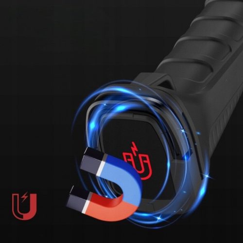 LED munkalámpa, keresőfény, 3W COB + 1W újratölthető, Masterled