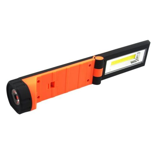 LED munkalámpa, keresőlámpa, 3 az 1-ben, 3 W COB + 1 W, 3 x AAA elem, Masterled