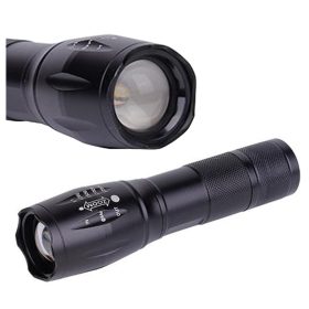   LED munkalámpa, rendőrségi keresőlámpa, 3W, 3xAA elem, Masterled