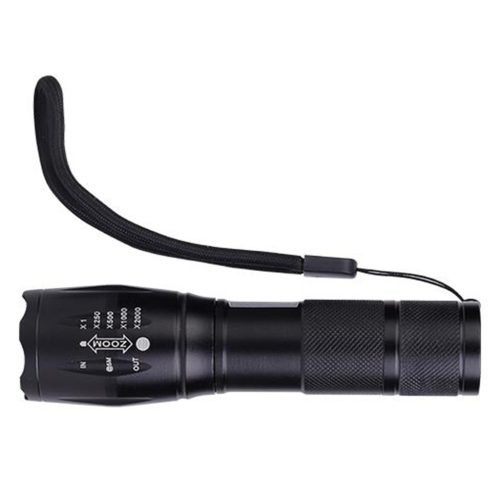 LED munkalámpa, rendőrségi keresőlámpa, 3W, 3xAA elem, Masterled