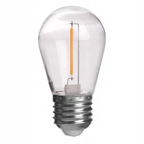 LED izzó E27 ST14 Edison 1W 60lm 2700K Meleg 360° Izzószálas Masterled