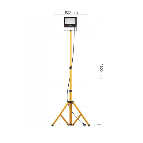 LED Reflektor 1x 50W 4500K Semleges + Állványkészlet IP65 Tiga Masterled