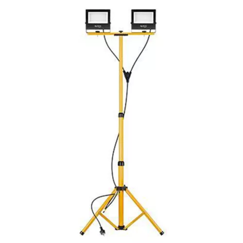 LED Reflektor 2x50W 8000lm 4500K Semleges + Dupla Állvány Készlet IP65 Tiga Masterled