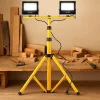 LED Reflektor 2x50W 8000lm 4500K Semleges + Dupla Állvány Készlet IP65 Tiga Masterled