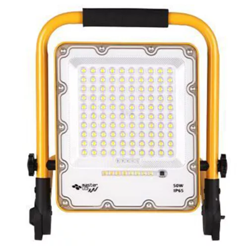 LED Reflektor Halogén Spotlámpa 50W 8500lm 4500K Semleges Hordozható 120° IP65 Fekete Sárga Siga Masterled