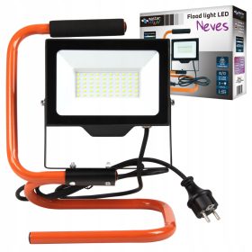   LED Reflektor Halogén Spotlámpa 50W 5500lm 4500K Semleges Hordozható 120° IP65 Fekete Narancssárga Neves Masterled