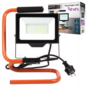   LED Reflektor Halogén Spotlámpa 50W 5500lm 4500K Semleges Hordozható 120° IP65 Fekete Narancssárga Neves Masterled