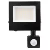 LED Reflektor Halogén Spotlámpa 30W 2700lm 4500K Semleges Mozgásérzékelővel 120° IP65 Fekete Mola Masterled