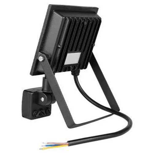 LED Reflektor Halogén Spotlámpa 30W 2700lm 4500K Semleges Mozgásérzékelővel 120° IP65 Fekete Mola Masterled