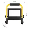 LED Reflektor Halogén 50W 5000lm 4500K Semleges 120° IP65 Hordozható Szürke Narancs Masterled