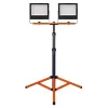 LED Reflektor Spotlámpa 2x 100W 4500K Semleges + Dupla Állvány IP65 Készlet Mola